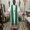 Thumbnail: Green Collared Gothic Chasuble + Stole (De Angelus) 