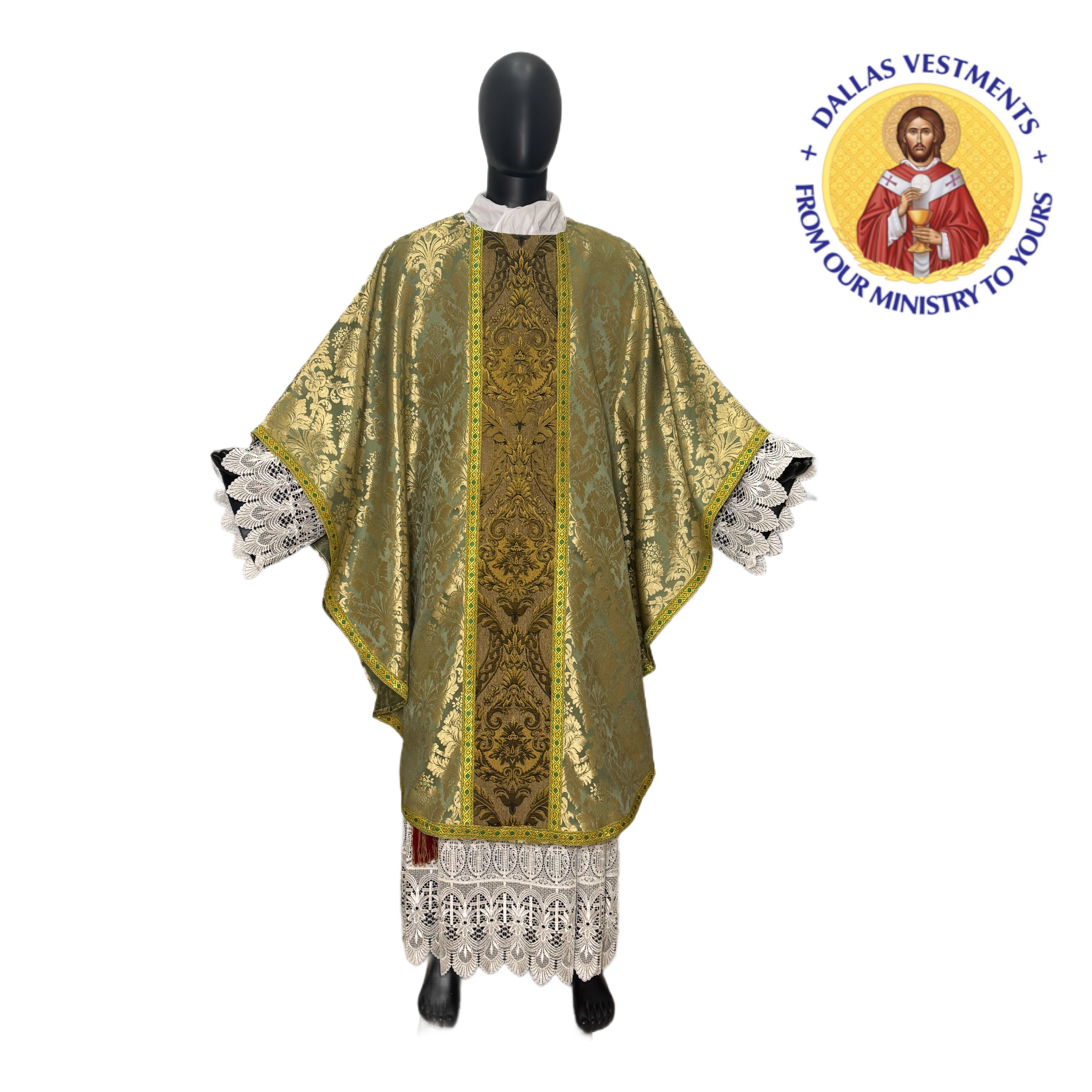 Green Gothic Chasuble set