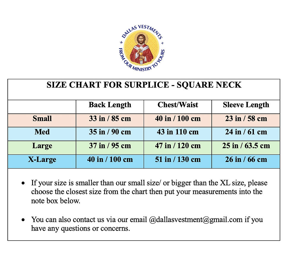 Thumbnail: CHI & RHO - ROMAN SURPLICE