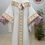 Thumbnail: White  Monastic Chasuble + Stole  (Christ the King)