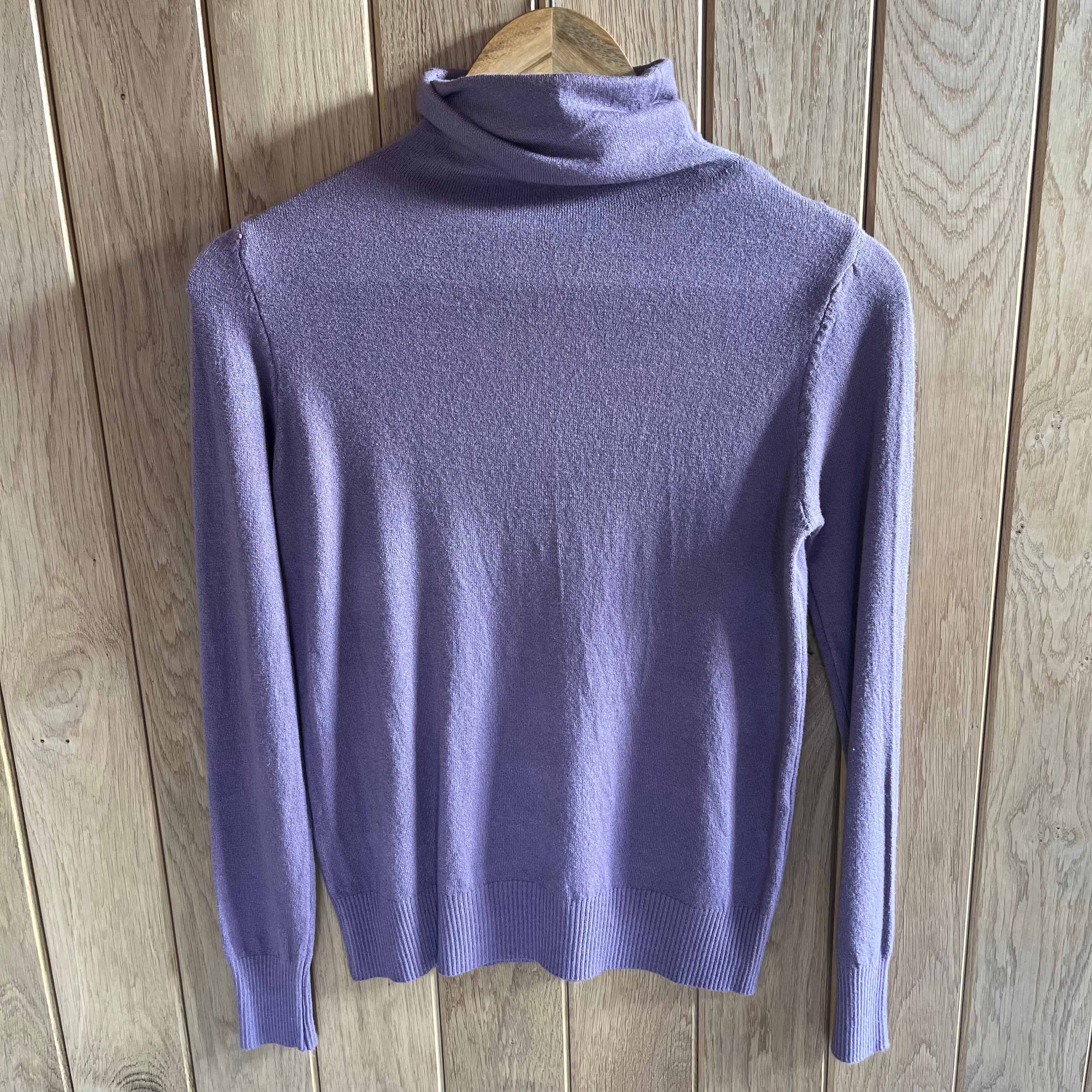 Brand New Heather Cashmere Turtle neck Jumper Small