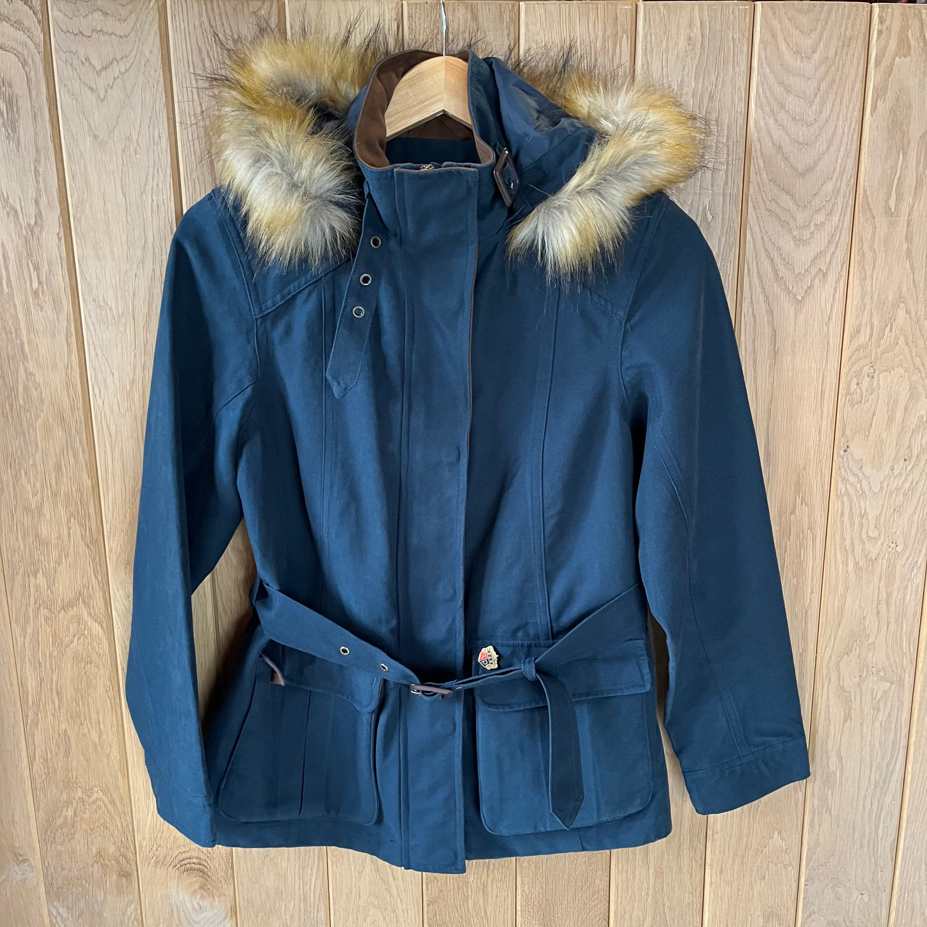Alan Paine Navy Waterproof Coat Uk8