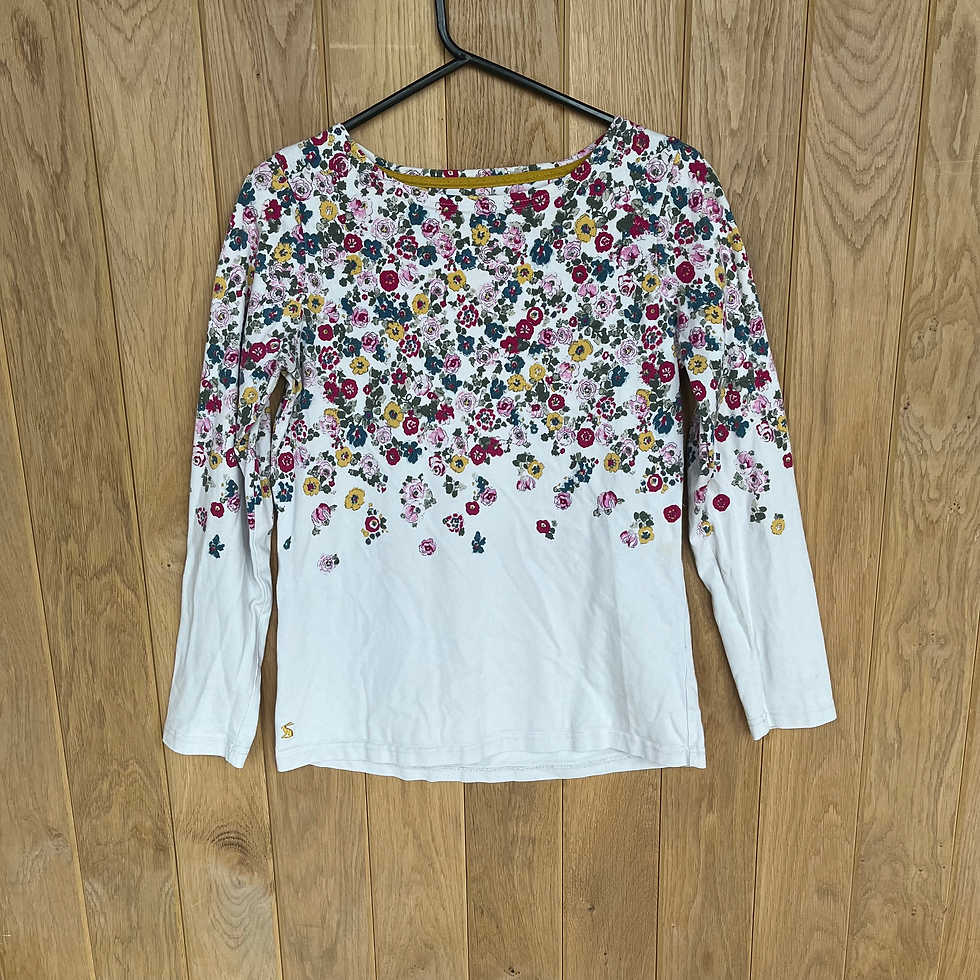 Joules Floral Mariner Top Uk8