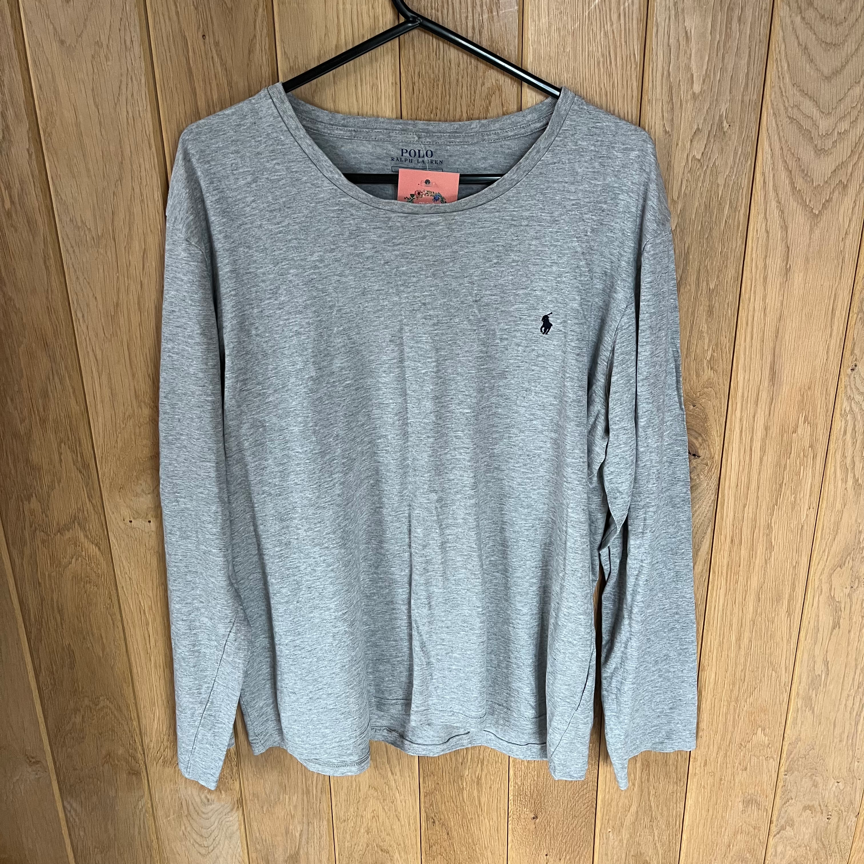 Ralph Lauren Grey Long Sleeved T-shirt Large