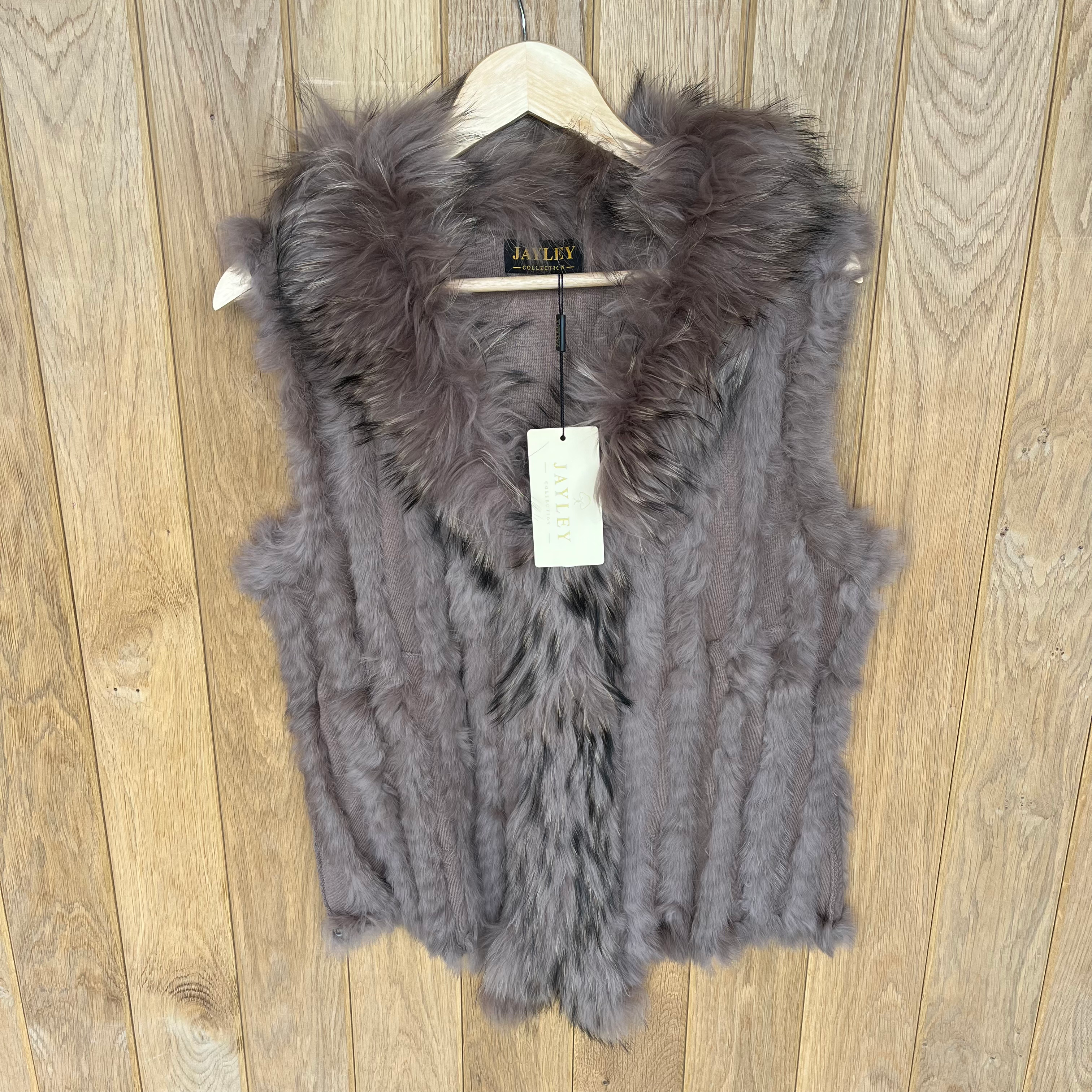 BNWT Jayley Mocha Fur Gilet *Uk8-14