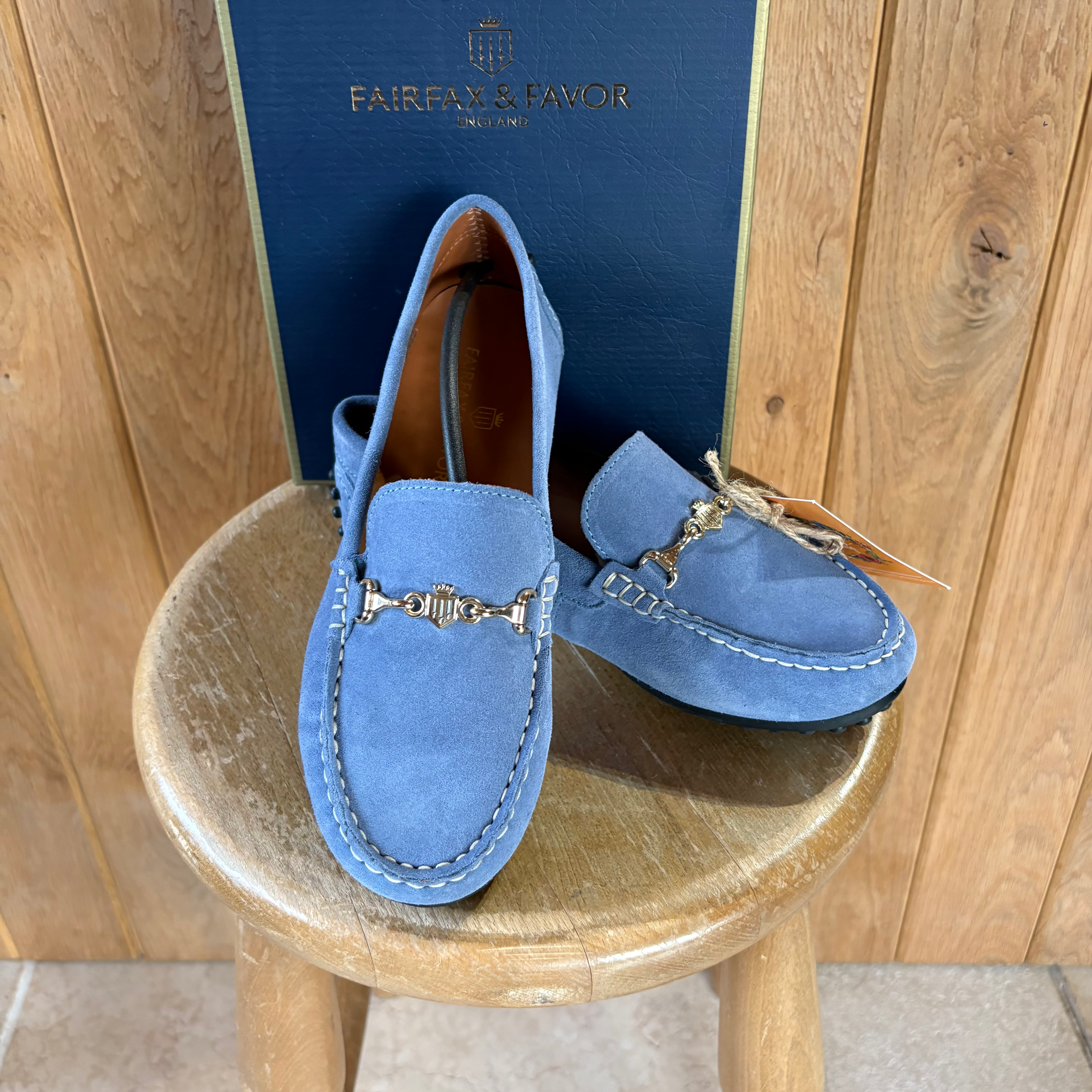 Brand New Fairfax & Favor Cornflower Blue Trinity Drivers Uk4