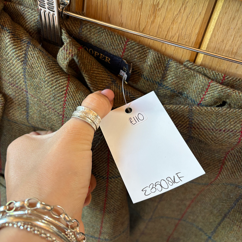 Thumbnail: Holland Cooper Green Tweed Highgrove Blazer & Skirt Uk12