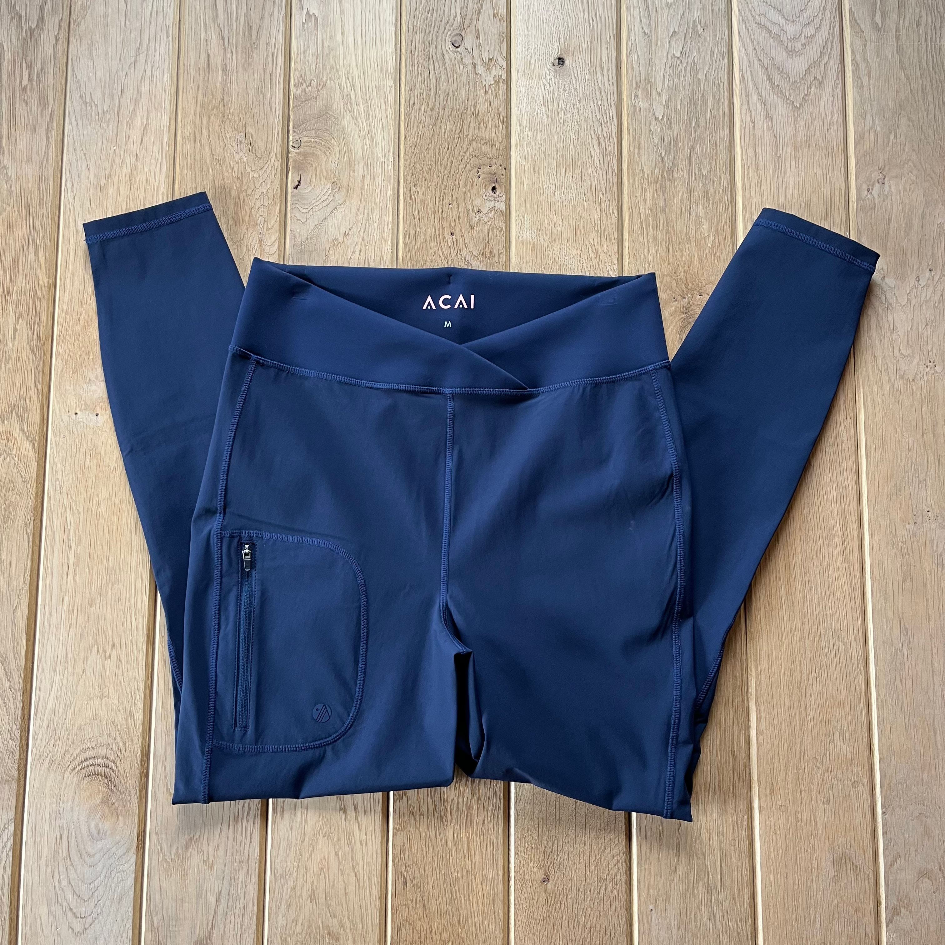 ACAI Navy Waterproof Leggings Medium