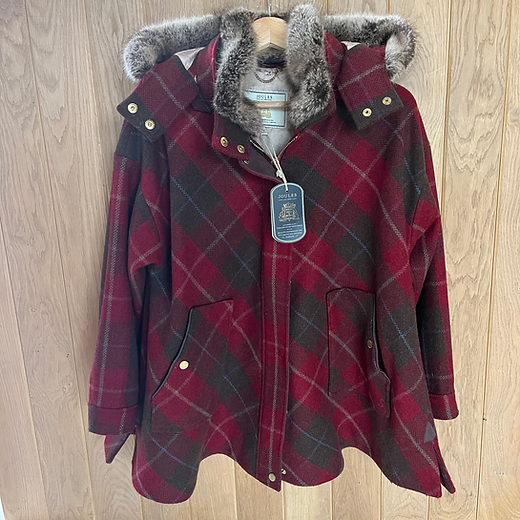 Womens Coats Joules Red Tweed Jacket BNWT Joules Carolyn Red Tweed