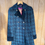 Thumbnail: Cousins Navy Tweed longline Coat Uk10