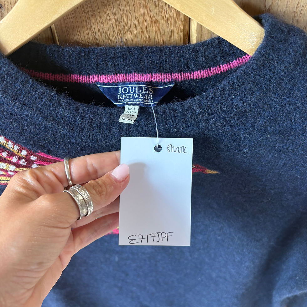 Thumbnail: Joules Navy Phesant Jumper Uk6/8