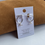 Thumbnail: Silver T-bar Mini Hoop Earrings
