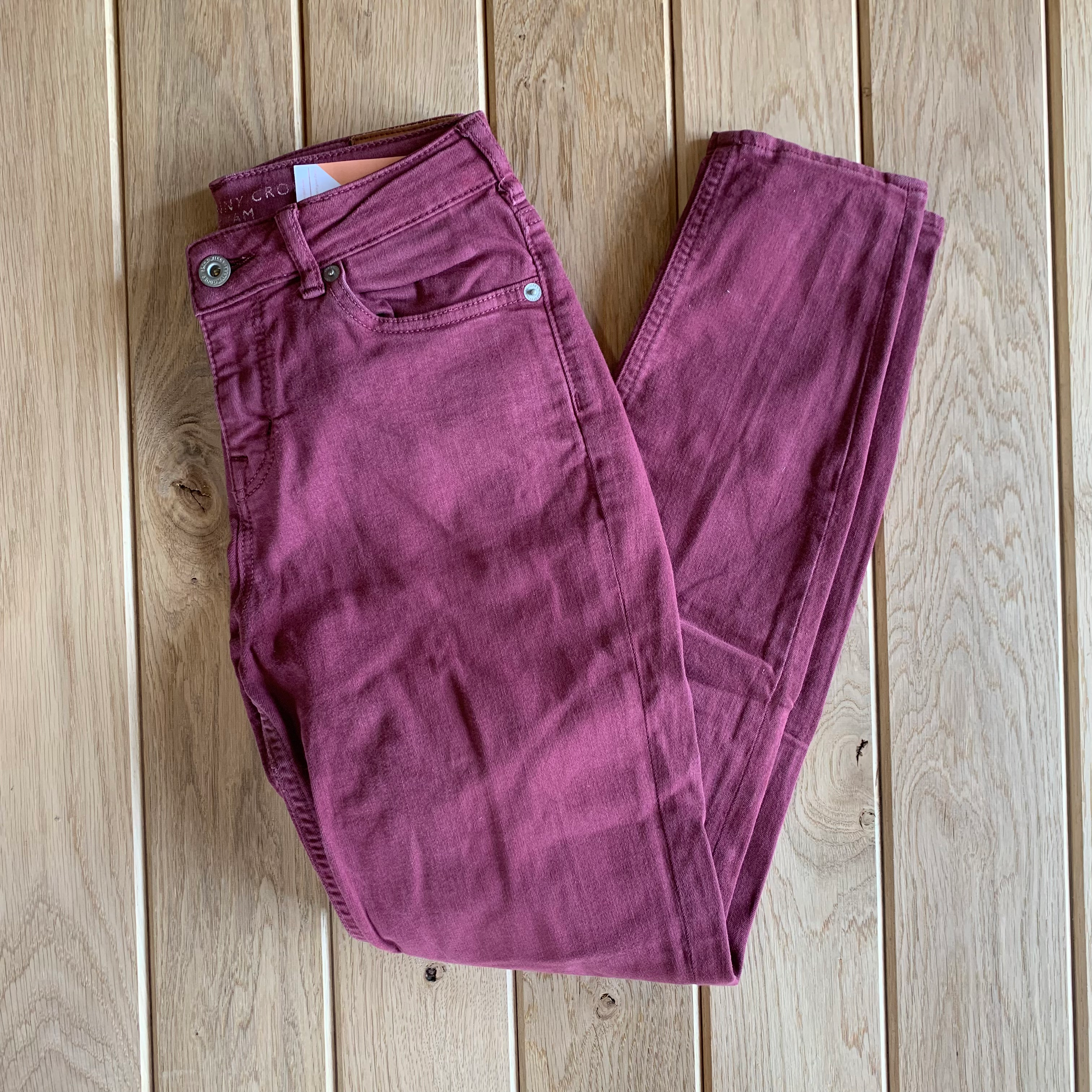 Jack Wills Burgundy Jeans W28