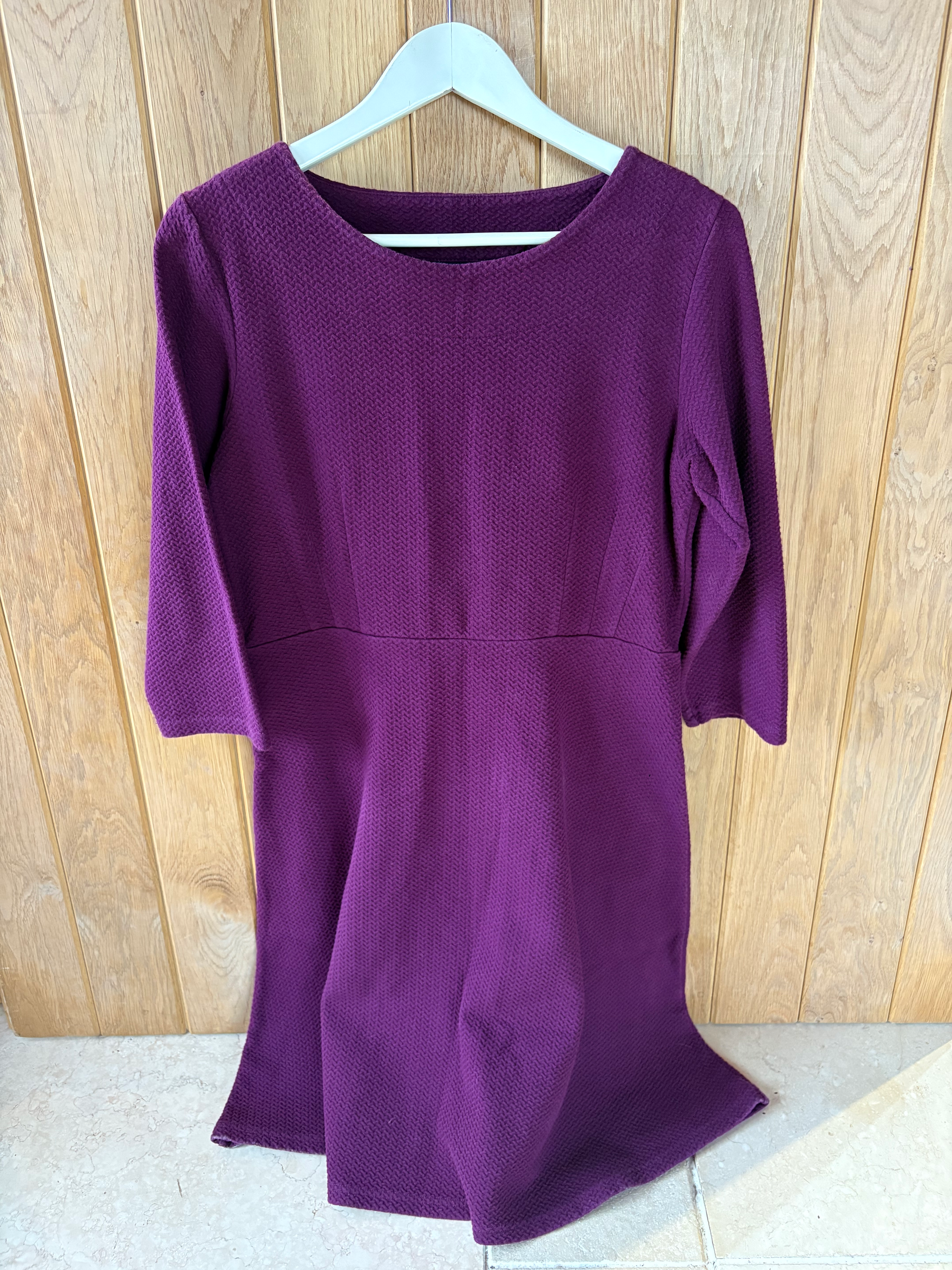 Joules Plum Dress Uk16
