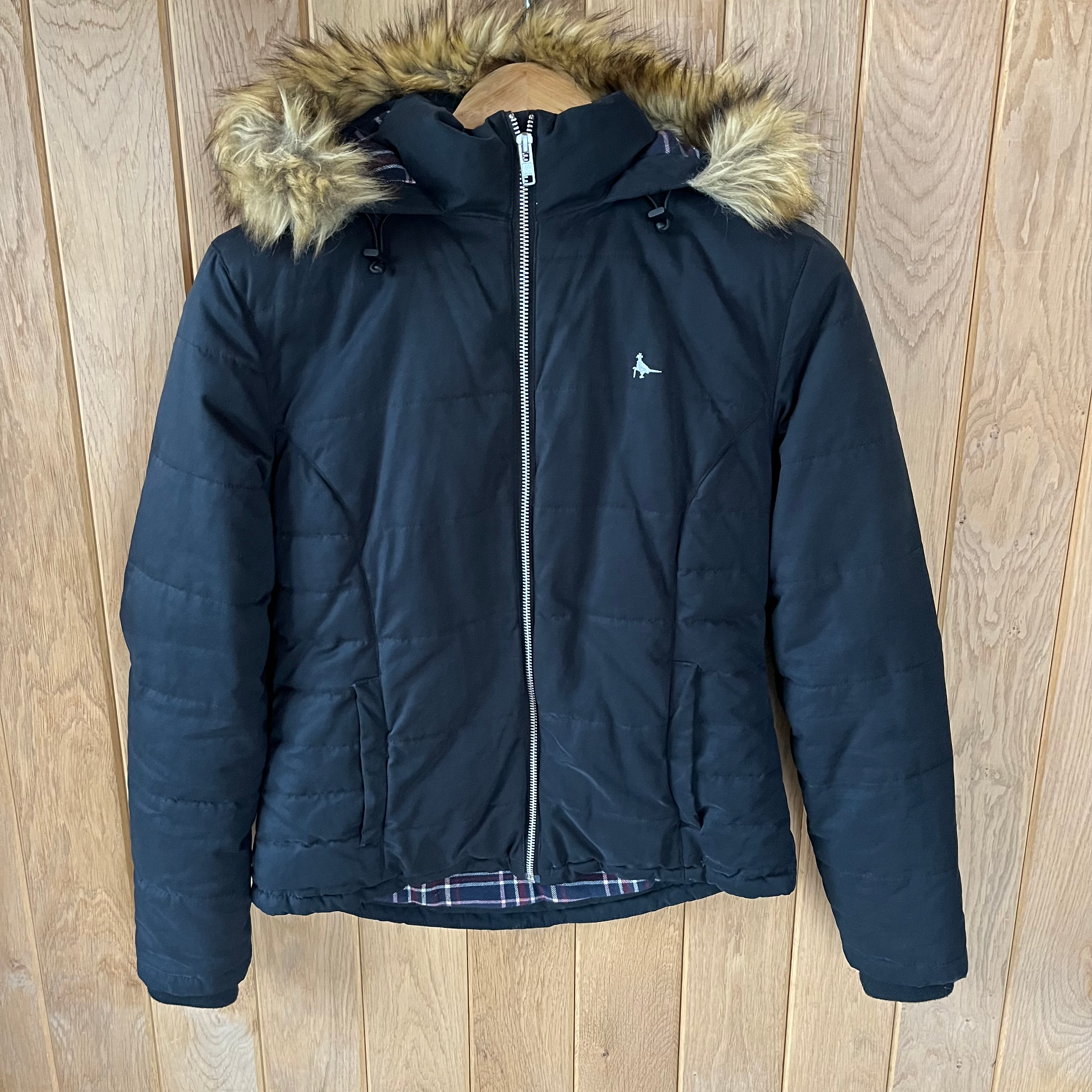 Jack Wills Navy Coat Uk8