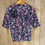 Thumbnail: Joules Navy Floral Blouse Uk8