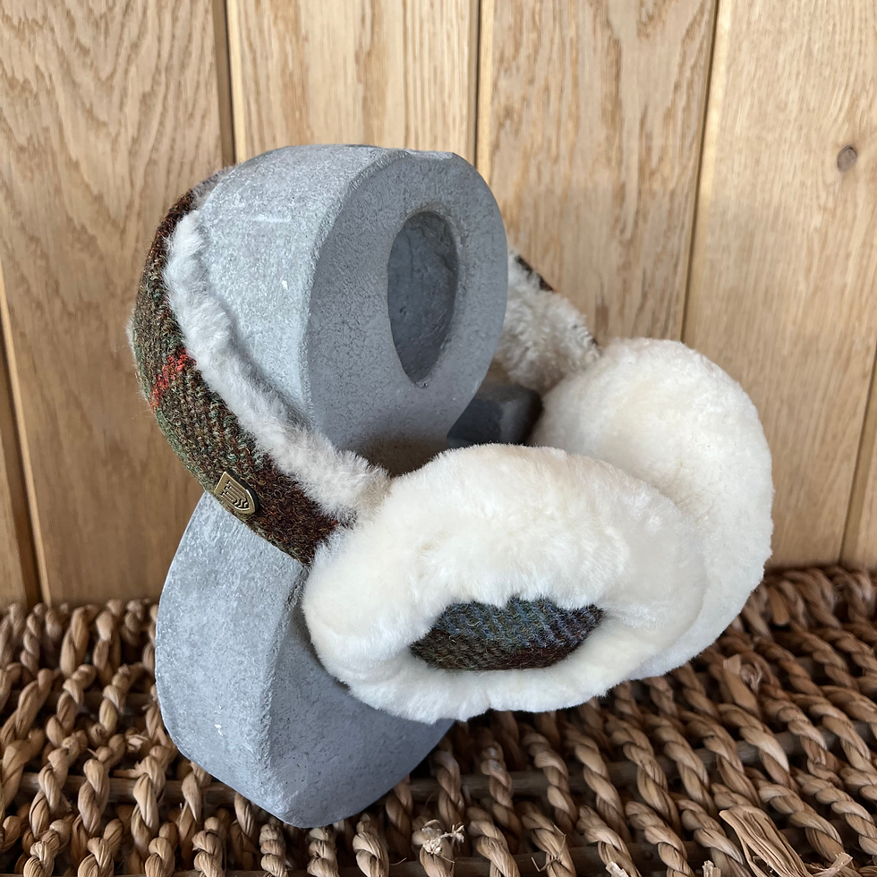 Thumbnail: Brand New Harris Tweed Earmuffs