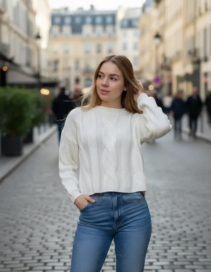 Sweater Amelia Blanco
