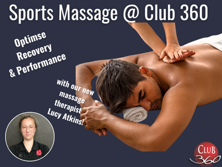 Our new massage therapist Lucy Atkins