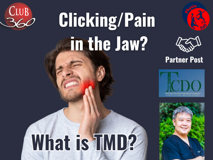 A person in Tokyo experiencing jaw pain