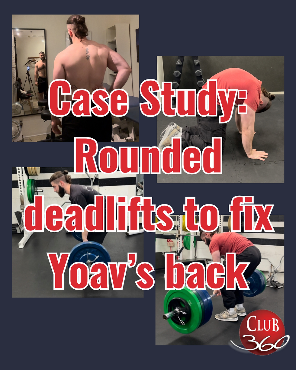 Case study on a powerlifter with back pain