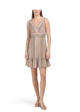 white christmas dresses Morgan Crochet Dress main image 0