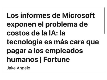 ¿Qué pasa si la IA resulta no ser tan barata para las empresas como parece?