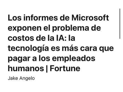 ¿Qué pasa si la IA resulta no ser tan barata para las empresas como parece?