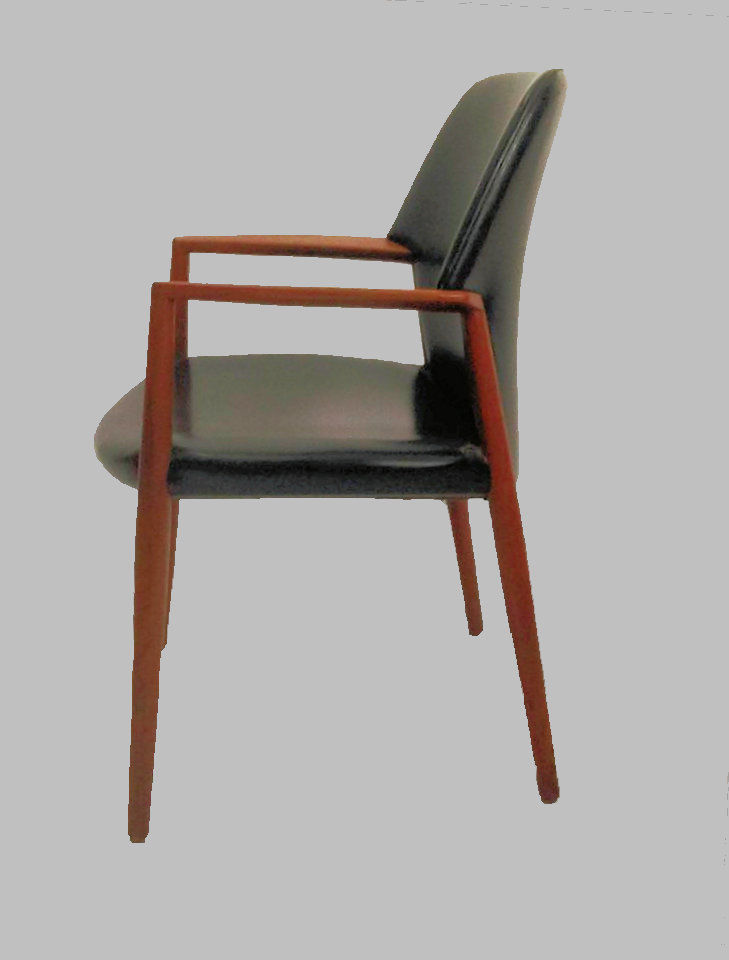 Thumbnail: 1950s Aksel Bender Madsen, Ejnar Larsen Model 4205 Armchair by Fritz Hansen