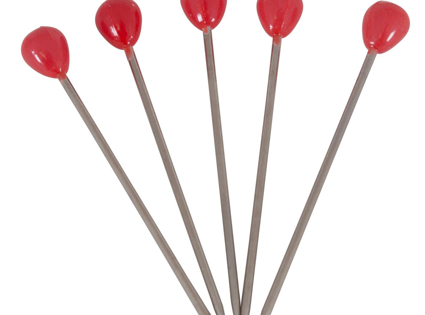 Hæftenål nr. 1 Orig., 50 mm, rød, 100 stk/æske