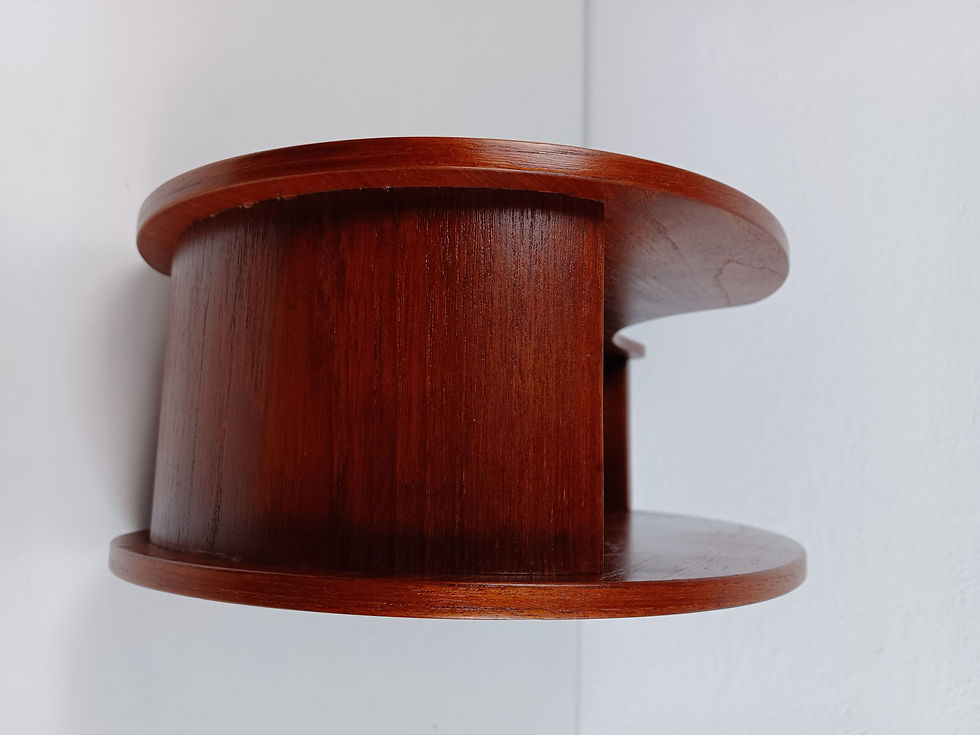 Thumbnail: 1960s Two Fully Restored Danish Sigfred Omann Floating Nightstands in Teak
