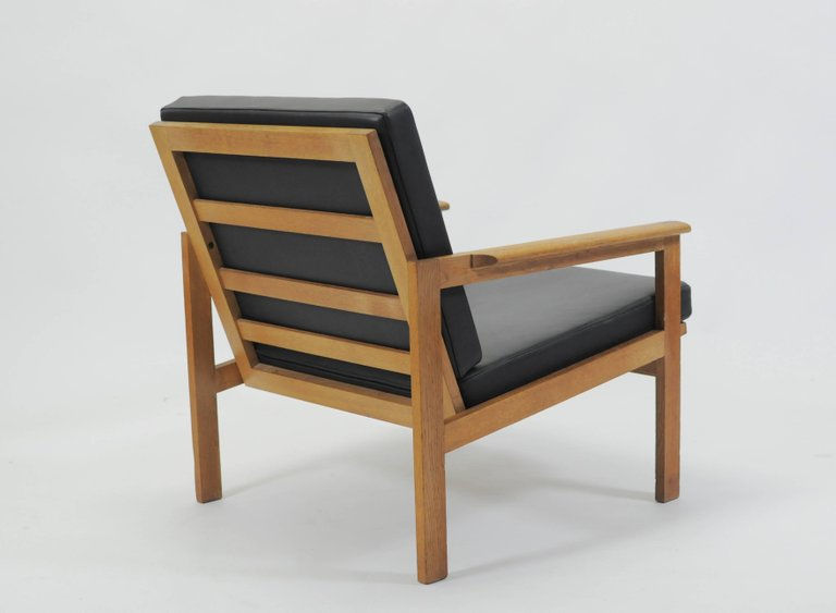 Thumbnail: 1960s Illum Wikkelsø Set of Two Danish Capella Lounge Chairs in Oak