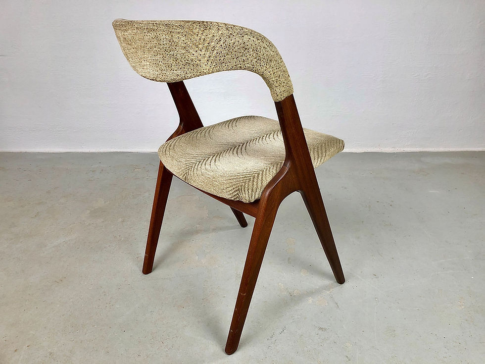 Thumbnail: Sets of Fully Restored Johannes Andersen Model Sonja Dining Chairs in Teak