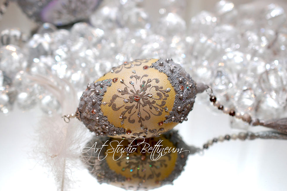 Miniatura: Pisanki "Faberge Złoto"