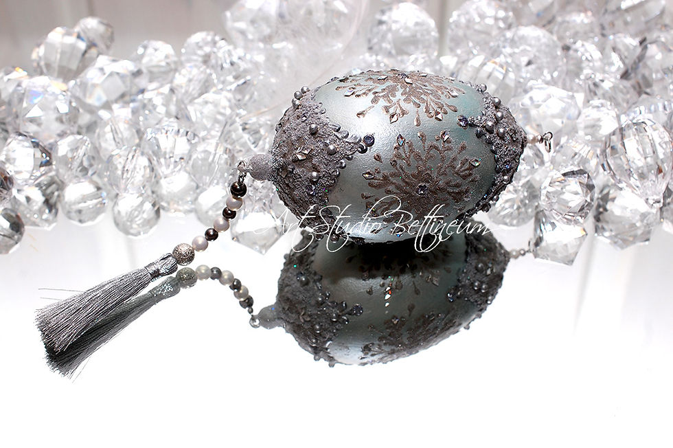 Miniatura: Pisanki "Faberge Srebro"
