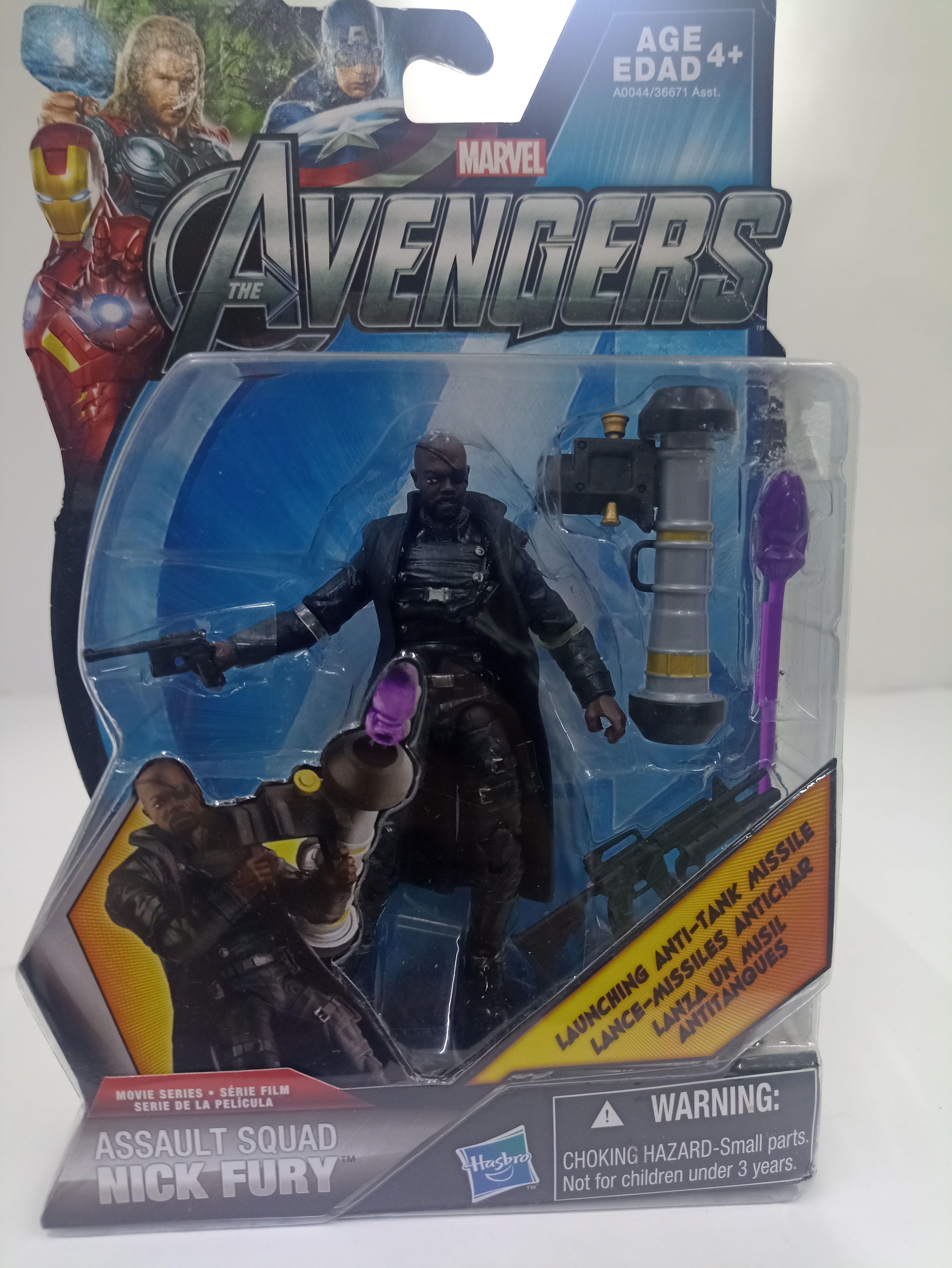 FIGURA COLECCIONABLE NICK FURY ASSAULT SQUAD / MARVEL AVENGERS