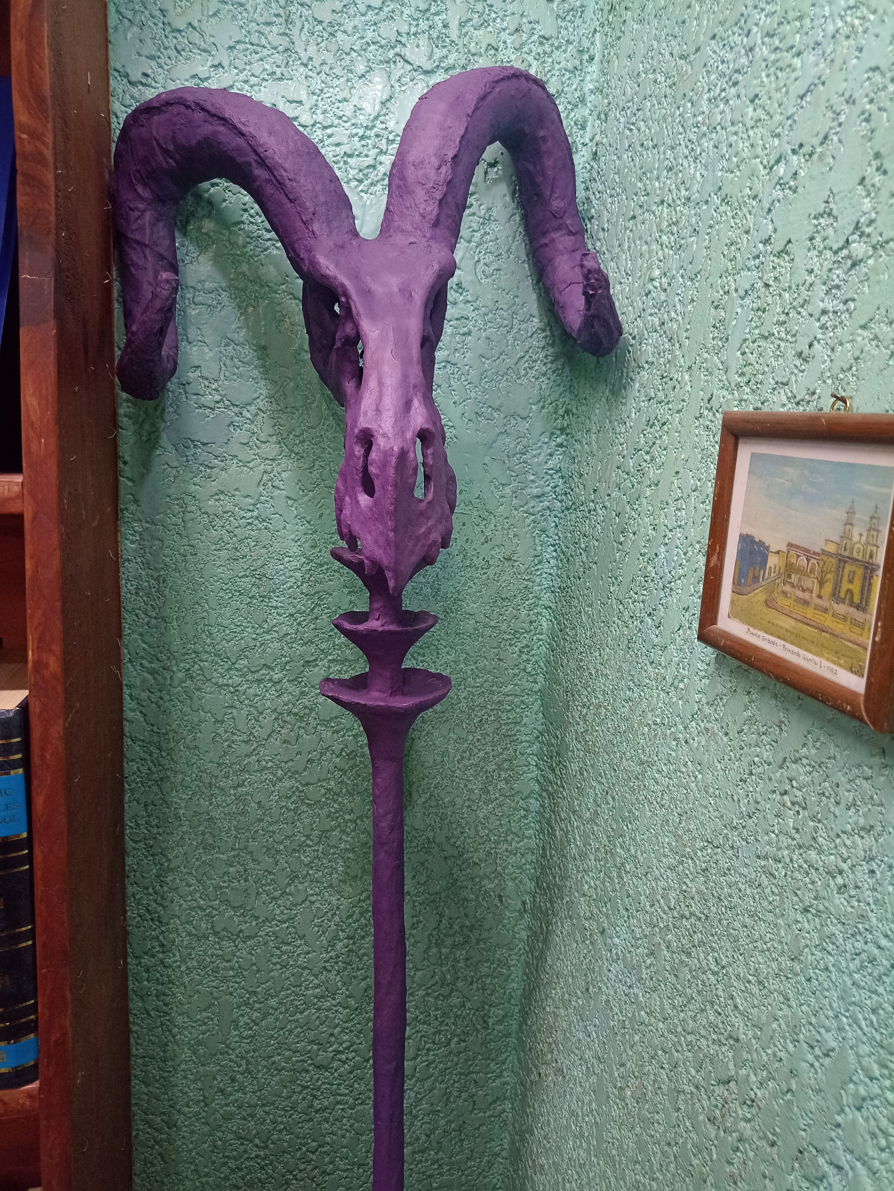BÁCULO DE SKELETOR / ESCULTURA FERNANDO CARRIZALES / ESCALA NATURAL