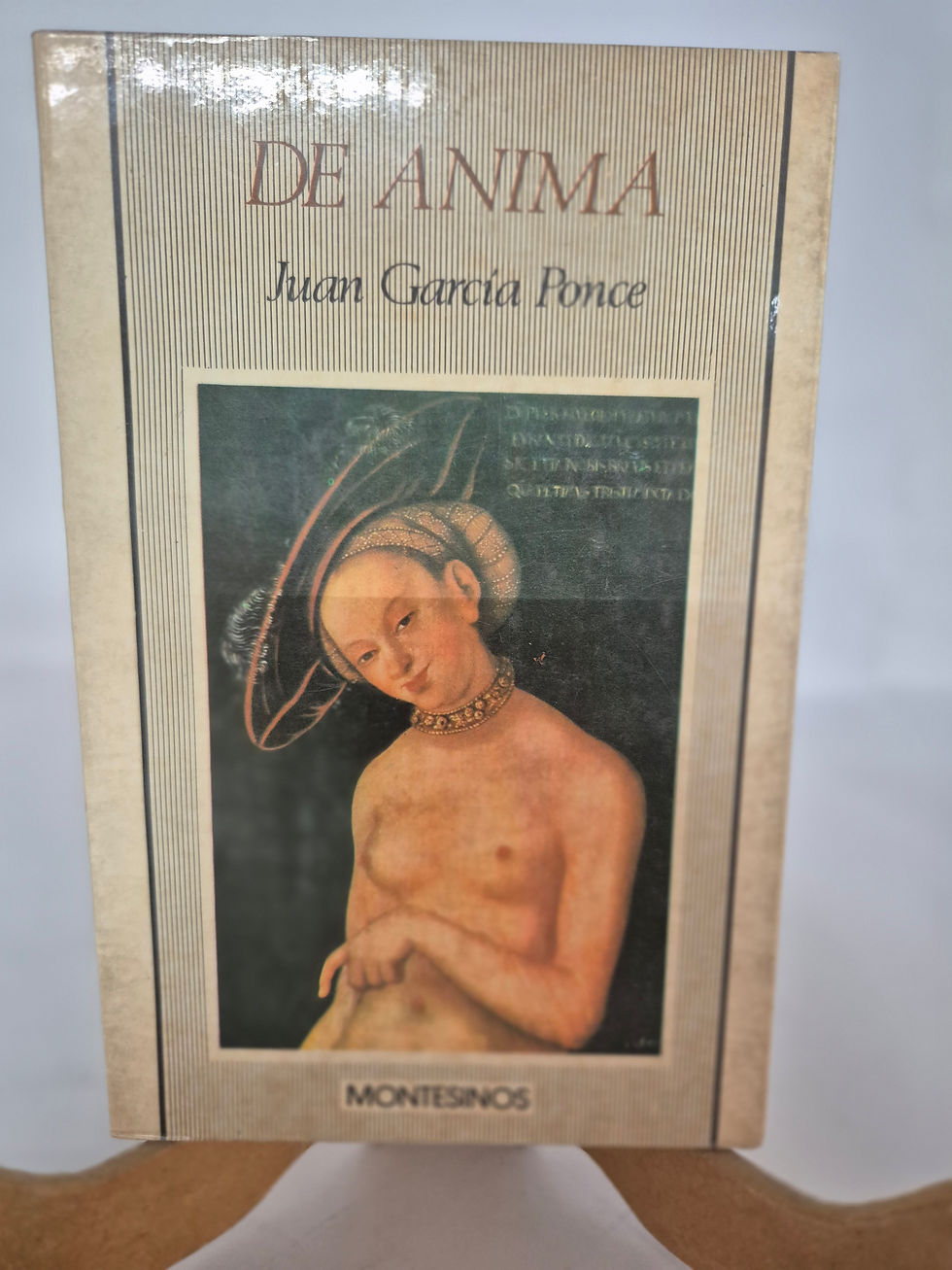 Miniatura: DE ANIMA / JUAN GARCÍA PONCE / PRIMERA EDICIÓN