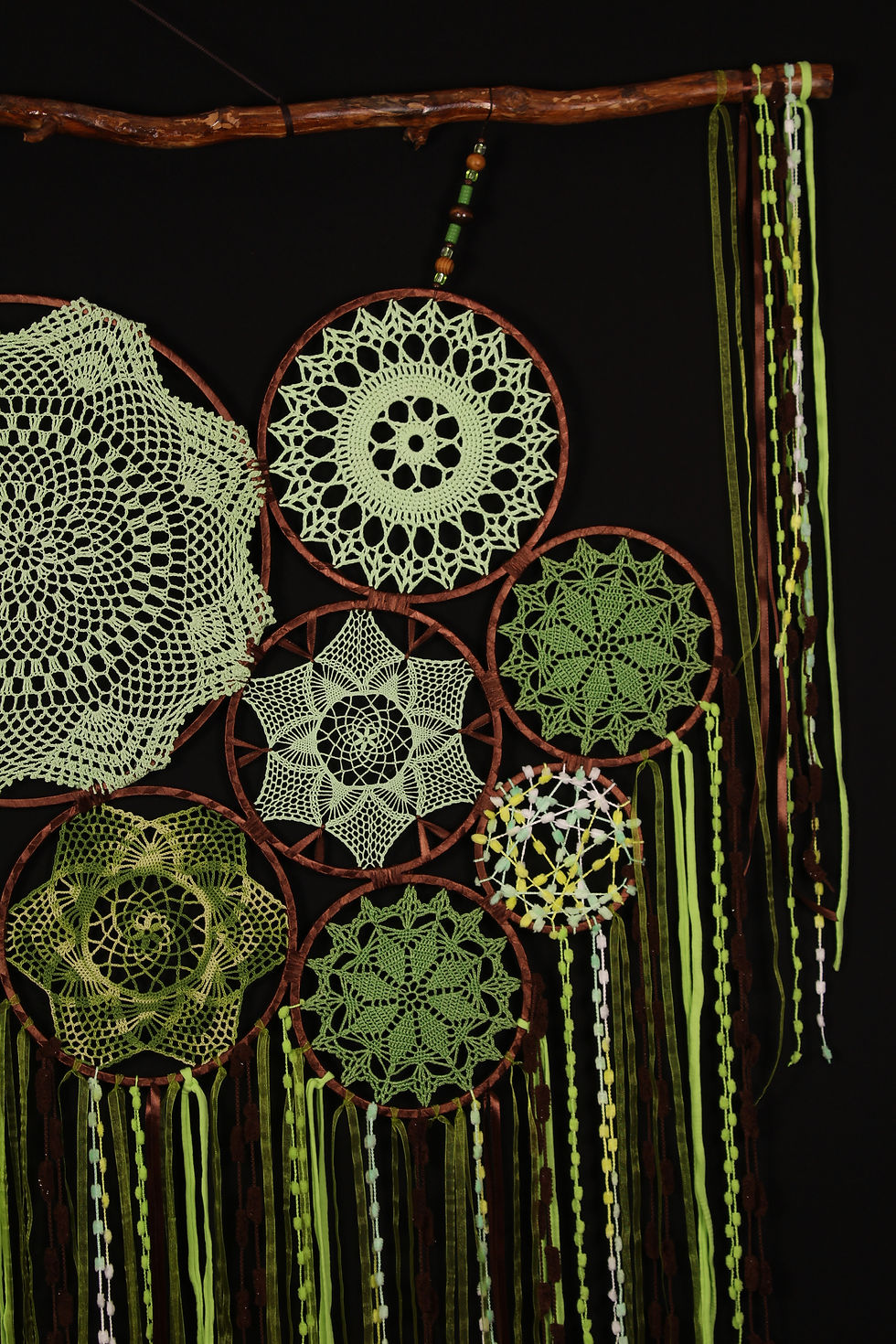 Миниатюра: Green Dreamcatcher Decor boho Dream Catcher green Dreamcatcher Dream сatcher dre