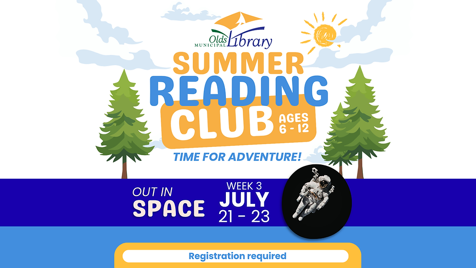 Summer Reading Club Week 3: Out in Space