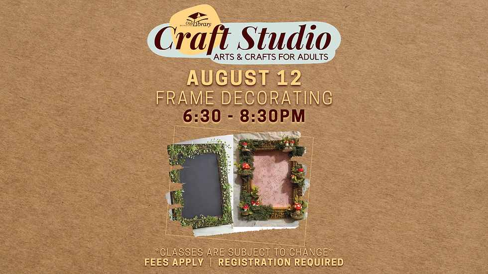 Craft Studio: Vintage Frame Decorating