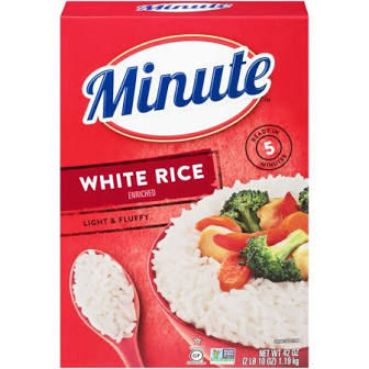 White Rice Minute 4lbs