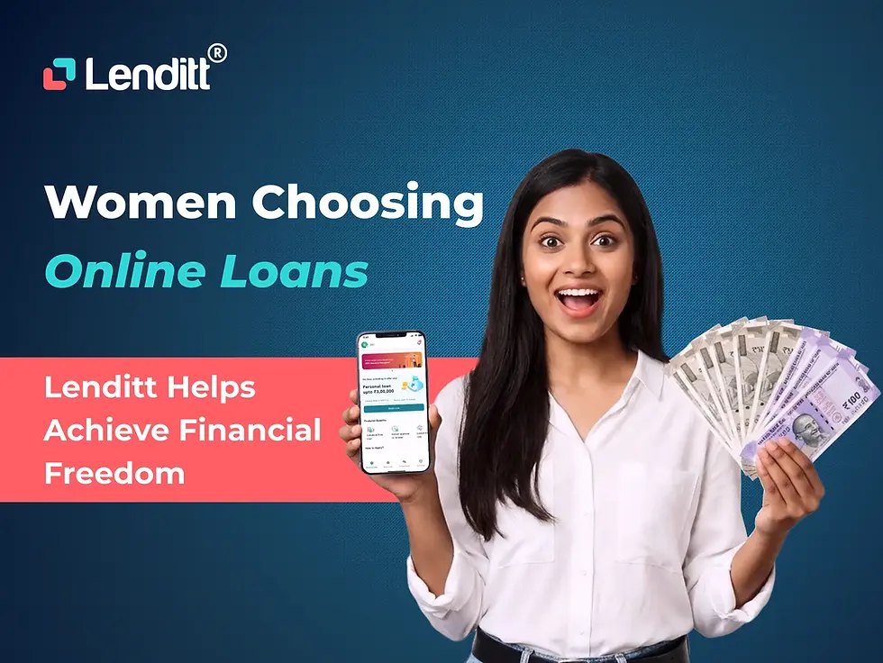 Women achieving financial freedom with Lenditt online loans