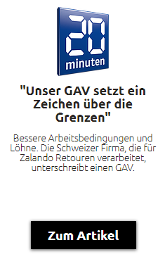 Beitrag in den 20 Minuten