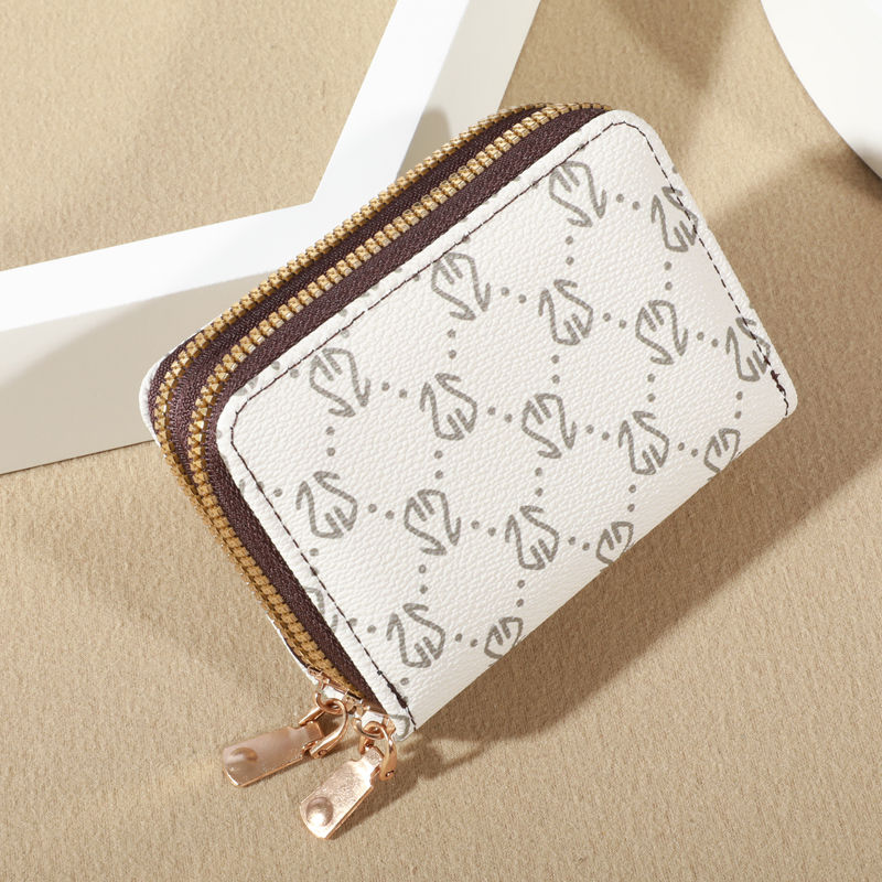 Thumbnail: Vintage Zip Card Holder Wallet