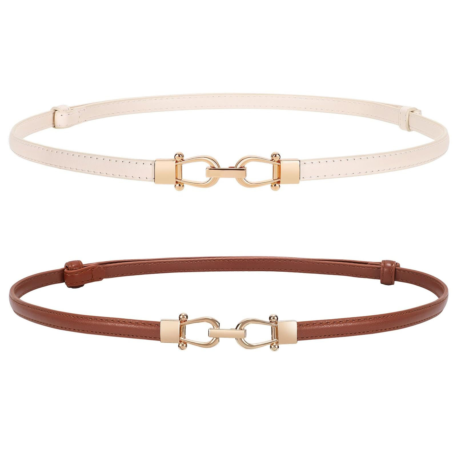 Slim Adjustable Belt Set — 2 Pack