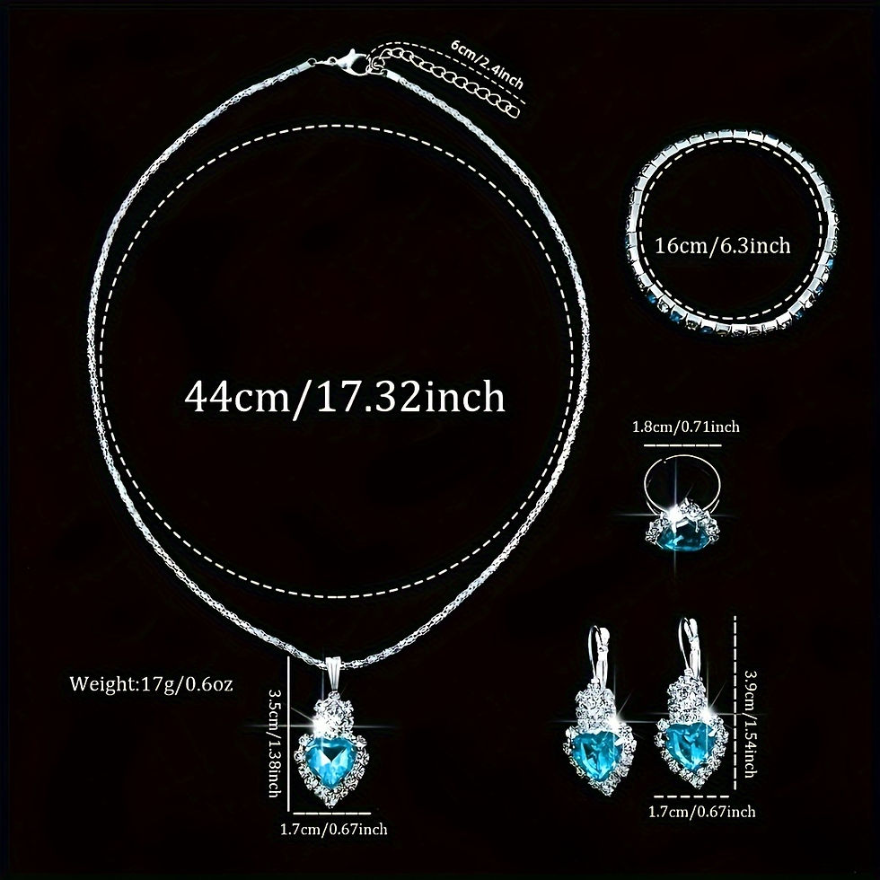 Thumbnail: Women's Quartz Watch & Jewelry Set