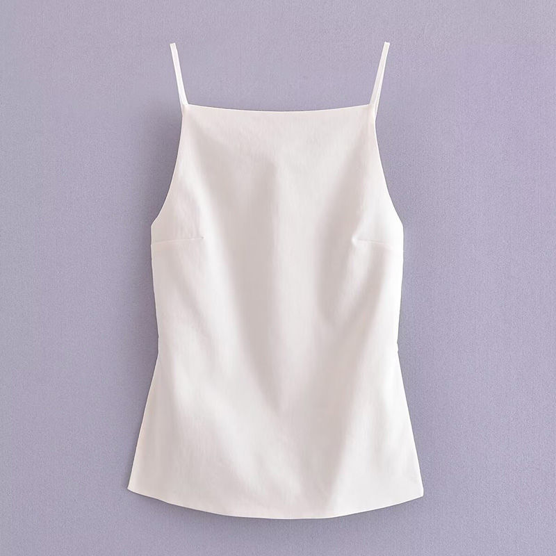 Thumbnail: Tie-Back Open Back Tank Top