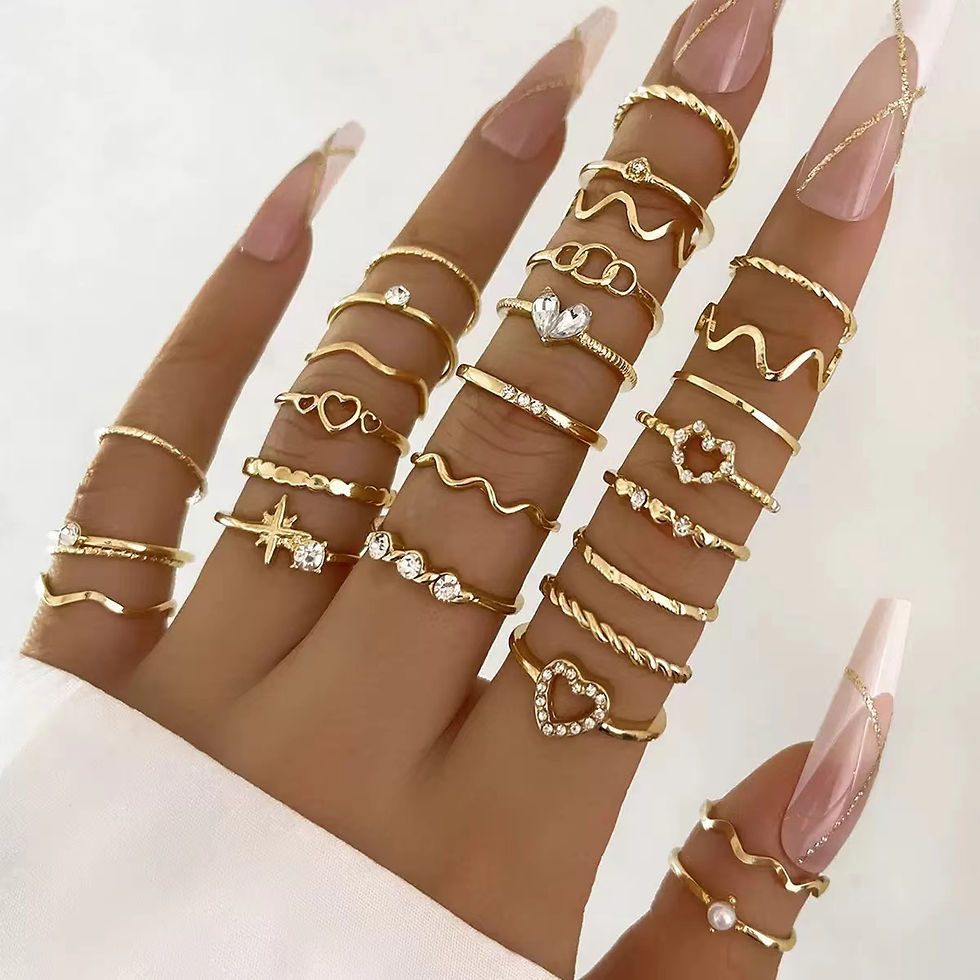 Thumbnail: 23-Piece Luxury Zircon Ring Set