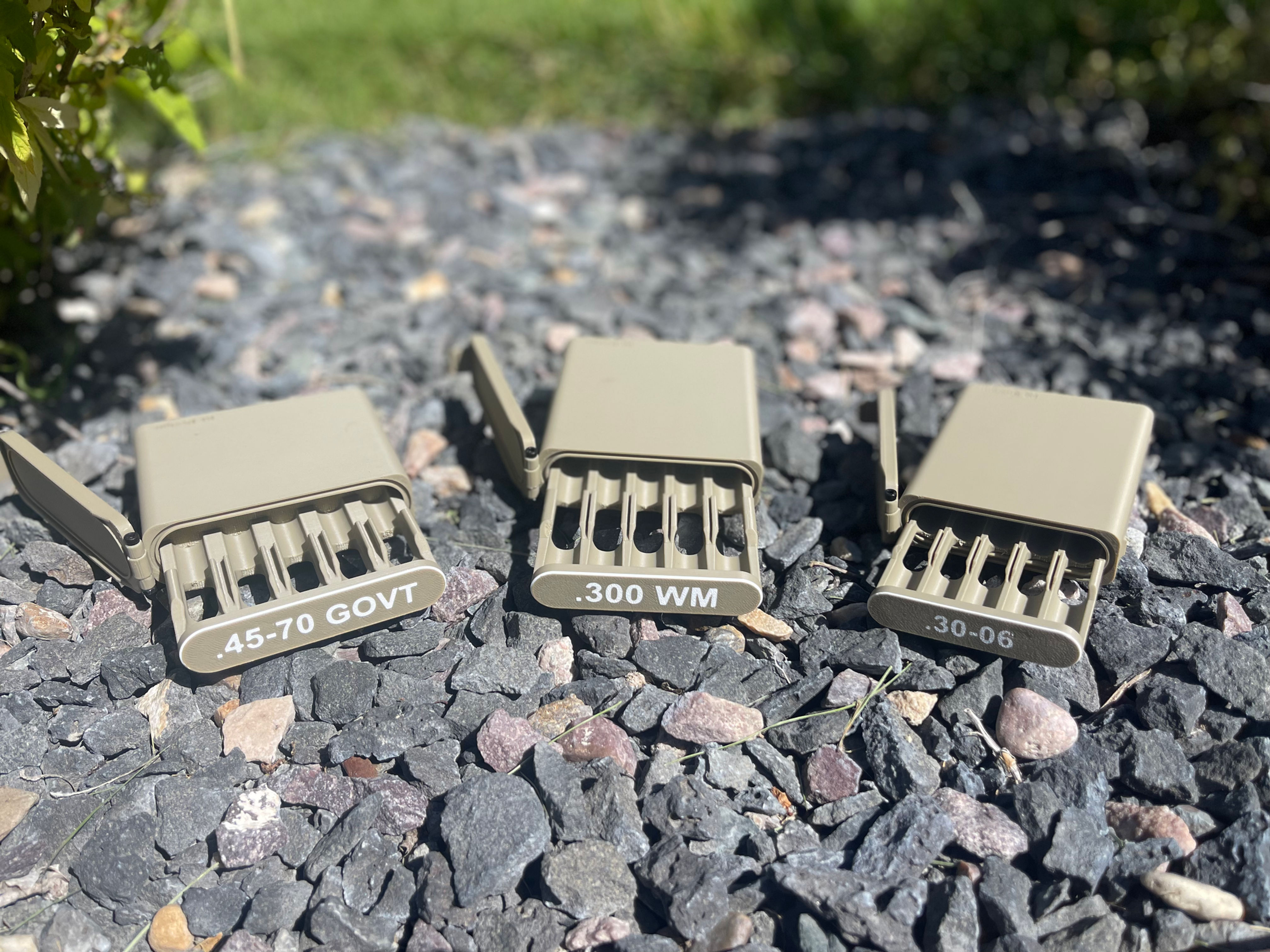 V.1 5-Round Ammo Case – Compact 3D Printed Rifle Ammo Storage